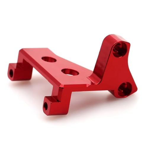 Kompatibel Mit Traxxas Für Trx4 Für Trx6 1/10 RC Crawler Auto Upgrade Teile Zubehör Metall Center Gear Box Diff Lock Servo Halterung RC Auto Zubehör(Red) von MGHGFYTAS