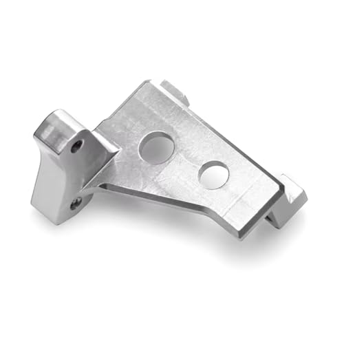 Kompatibel Mit Traxxas Für Trx4 Für Trx6 1/10 RC Crawler Auto Upgrade Teile Zubehör Metall Center Gear Box Diff Lock Servo Halterung RC Auto Zubehör(White) von MGHGFYTAS