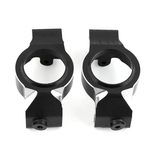 Kompatibel Mit Traxxas Für X-Maxx 1/5 RC Monster Truck Upgrade-Teile Zubehör 2 Stück Metall-Vorderachs-C-Hubs RC Auto Zubehör(Black) von MGHGFYTAS