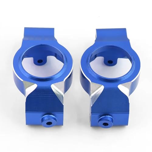 Kompatibel Mit Traxxas Für X-Maxx 1/5 RC Monster Truck Upgrade-Teile Zubehör 2 Stück Metall-Vorderachs-C-Hubs RC Auto Zubehör(Blue) von MGHGFYTAS
