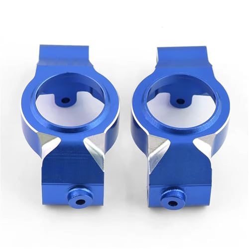 Kompatibel Mit Traxxas Für Xmaxx 6S 8S 1/5 RC Truck Teile Zubehör 2 Stück Metall-Vorderlaufrollenblock C-Naben RC Auto Zubehör(Blue) von MGHGFYTAS