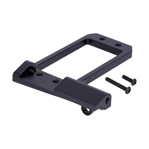 Kompatibel Mit Vanquish VS4-10 Für Phoenix 1/10 RC Crawler Autoteile Portalachse Für LCG Für Chassis Aluminium-Servohalterung RC-Autoteile(Black) von MGHGFYTAS