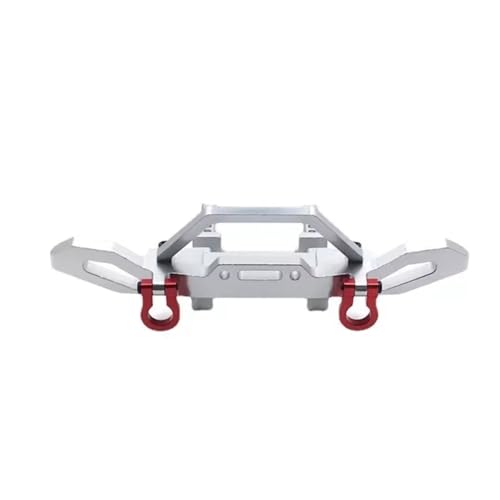 Kompatibel Mit WLtoys 104001 104002 1/10 RC-Auto-Upgrade-Modifikation Ersatzzubehör Teile Metall-Frontstoßstange RC-Autostoßstange(Silver) von MGHGFYTAS
