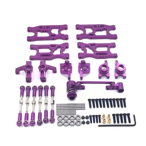 Kompatibel Mit WLtoys 144010 124016 124017 124018 124019 1/14 1/12 RC Auto Upgrade Teile Zubehör RC Auto Zubehör(Purple) von MGHGFYTAS
