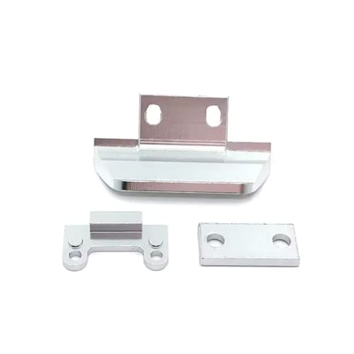 Kompatibel Mit WLtoys 144010 144002 144001 124017 RC Crawler Auto LKW Upgrade Teile Zubehör Anti-Kollisions-Stoßstange RC-Autostoßstange(Silver) von MGHGFYTAS