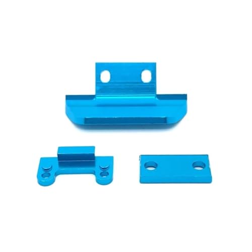 Kompatibel Mit WLtoys 44001 1/12 124017 124019 1/14 RC-Auto-Upgrade-Modifikation Ersatzteilzubehör Metall-Frontstoßstange RC-Autostoßstange(Blue) von MGHGFYTAS