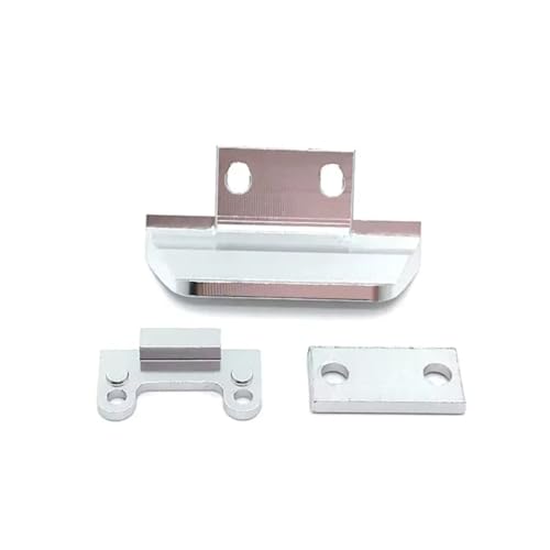 Kompatibel Mit WLtoys 44001 1/12 124017 124019 1/14 RC-Auto-Upgrade-Modifikation Ersatzteilzubehör Metall-Frontstoßstange RC-Autostoßstange(Silver) von MGHGFYTAS