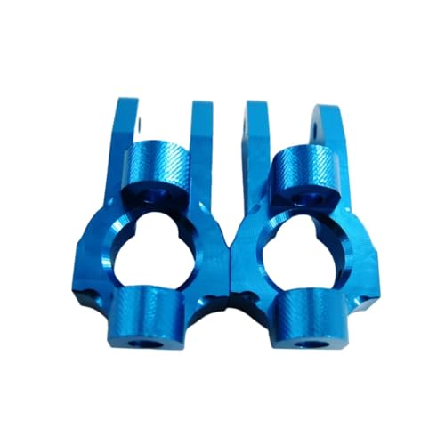 Kompatibel Mit WLtoys K949 1/10 RC Auto Upgrade Teil 2 Stück Front C Mount C Block Front Hub Carrier RC Auto Zubehör(Blue) von MGHGFYTAS