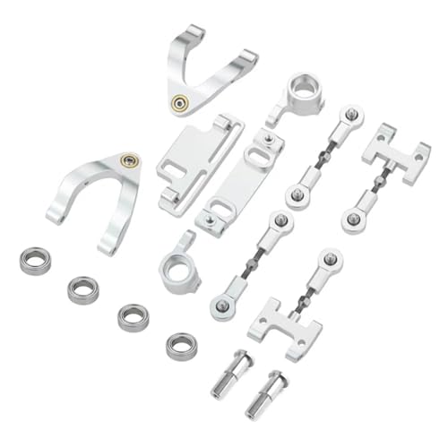 Kompatibel Mit WPL 1/10 RC-Autoteilen, Metall-Lenkbecher Oben Und Unten, Für Schwinge, Für Sitz, Lenkschieber, Drehblock RC Auto Zubehör von MGHGFYTAS