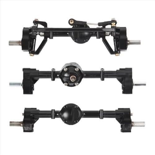 Kompatibel Mit WPL B16 B36 6X6 6WD 1/16 Fernbedienungsauto-Upgrade-Teile Zubehör 3-teiliges Portalachsen-Set Vorne, Mitte, Hinten RC Autozubehör von MGHGFYTAS