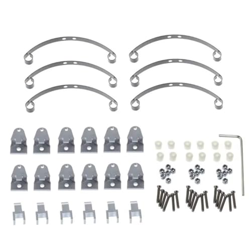 Kompatibel Mit WPL B16 B36 Q60 Q63 Q64 FY004 Für MN-77 6X6 RC-Autoteile Stahl Für Blatt Für Federaufhängungssatz Stoßdämpfer RC Auto Zubehör von MGHGFYTAS