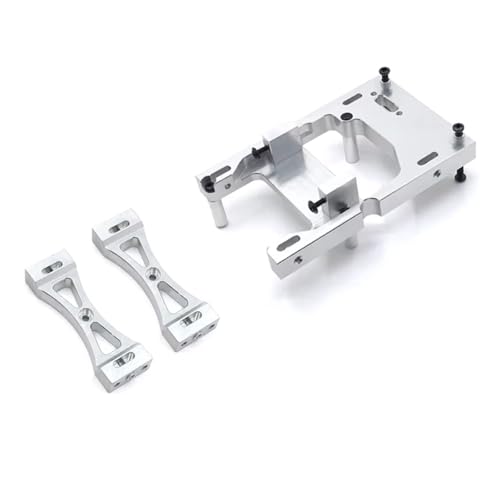 Kompatibel Mit WPL C14 C24 B14 B24 Für MN Für MN99S RC-Auto-Upgrades Teile Zubehör Metall-Servohalterung Strahl Querträger-Set RC Auto Zubehör(White) von MGHGFYTAS
