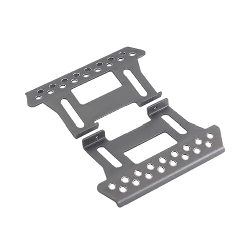 Kompatibel Mit WPL C14 C24 C34 Für MN D90 D91 D96 D99 D99S MN90 Für MN99S RC-Auto-Upgrade, 4 Stück, Metall-Stoßdämpfer RC Auto Zubehör(Gray) von MGHGFYTAS