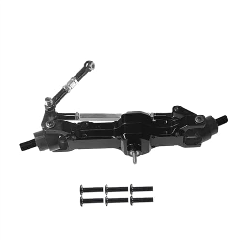 Kompatibel Mit WPL C14 C24 Für Feiyu 1/16 Fernbedienungsauto-Upgrade-Teile Zubehör Aluminiumlegierung Vorderachsenbaugruppe RC Autozubehör(Black) von MGHGFYTAS