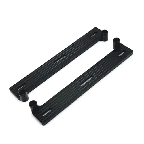 Kompatibel Mit WPL C64 C64-1 1/16 Fernbedienung Für Rock Car Upgrade-Teile, Ersatzzubehör, Metall-Seitenpedal-Dekoration RC Autozubehör(Black) von MGHGFYTAS