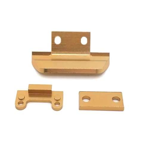 Kompatibel Mit Wltoys 1/14 144010 144001 144002 124017 124019 1/12 RC Autoteile Zubehör Metall Frontstoßstange RC-Autostoßstange(Yellow) von MGHGFYTAS