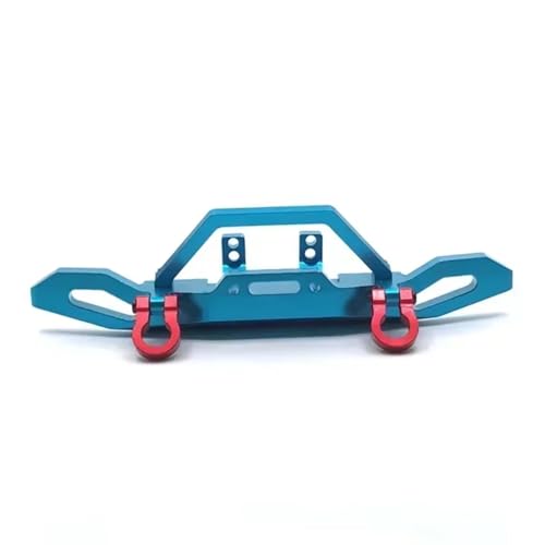 Kompatibel Mit Wltoys 104001 1/10 RC Für Buggy-Auto-Upgrade-Modifikation Ersatzzubehör Teile Metall-Frontstoßstange RC-Autostoßstange(Blue) von MGHGFYTAS