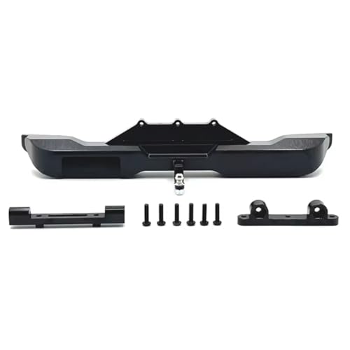 Kompatibel Mit Wltoys 104006 104010 104020 104026 1/10 RC-Auto-Upgrade-Teile Zubehör Metall-Heckstoßstangendekoration RC-Autostoßstange(Black) von MGHGFYTAS