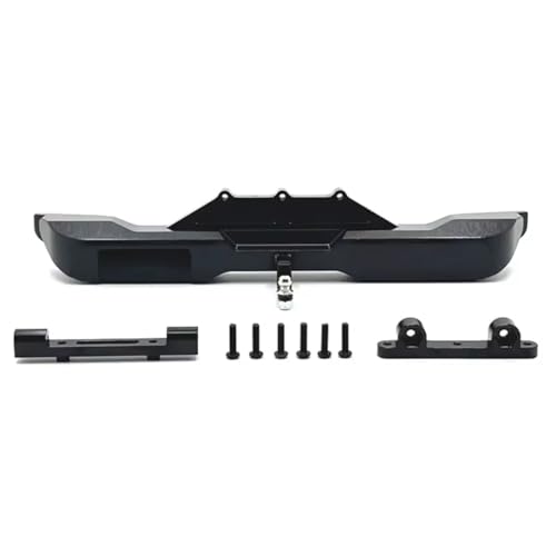 Kompatibel Mit Wltoys 104006 104010 104020 104026 1/10 RC-Autos, Upgrade-Teile, Zubehör, Metall, Heckstoßstangendekoration RC Autozubehör(Black) von MGHGFYTAS