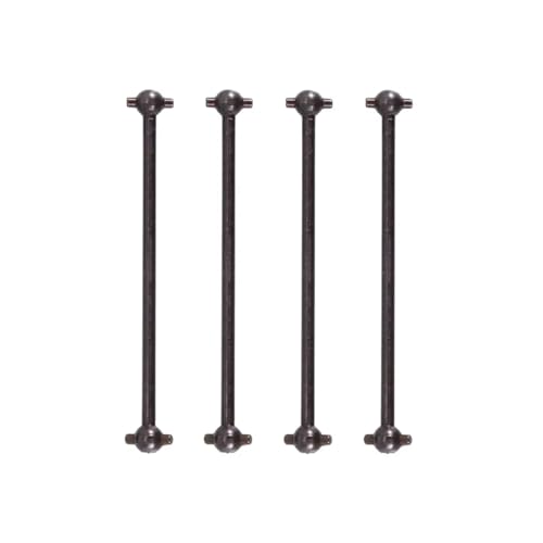 Kompatibel Mit Wltoys 144001 144002 124007 124016 124017 124018 124019 RC-Auto-Upgrade-Teile 4-teilige Antriebswelle Dogbone CVD RC Autozubehör(Black) von MGHGFYTAS