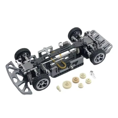Kompatibel Mit Wltoys 284131 K969 K979 K989 K999 P929 P939 1/28 RC-Auto-Upgrades Teile Zubehör Für Chassis-Rahmen-Set RC Autozubehör(Gray) von MGHGFYTAS