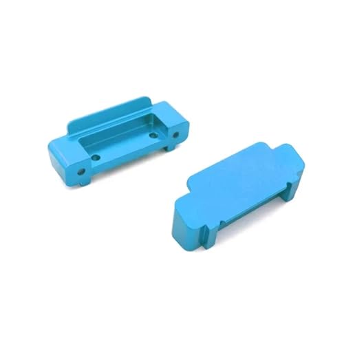Kompatibel Mit Wltoys A959-B A969-B A979-B 1/18 Fernbedienungsauto-Upgrade-Teile Zubehör Vordere Und Hintere Stoßfänger RC-Autostoßstange(Blue) von MGHGFYTAS