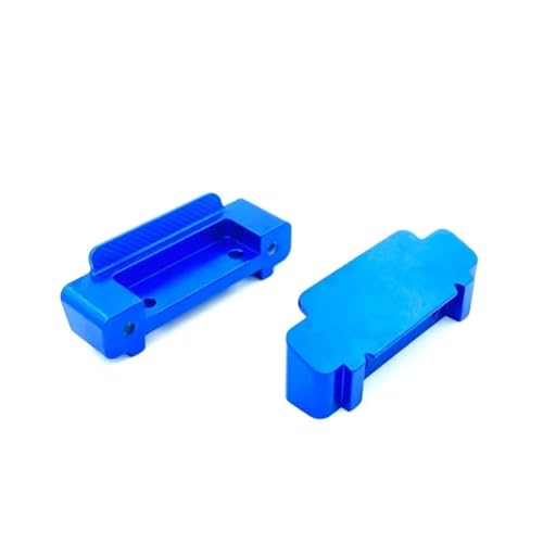 Kompatibel Mit Wltoys A959-B A969-B A979-B 1/18 Fernbedienungsauto-Upgrade-Teile Zubehör Vordere Und Hintere Stoßfänger RC-Autostoßstange(Sky Blue) von MGHGFYTAS