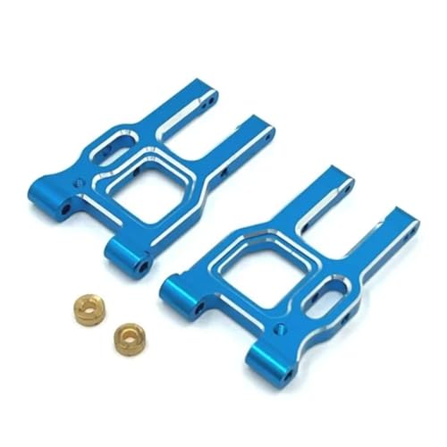 MGHGFYTAS Für Lc Für Racing Ptg-2 Ptg-2r Op 1/10 Rc Für Modell Crawler Auto Vorne Für Schaukel Arm Zubehör Metall Upgrade Teile LKW Für Buggy RC Auto Zubehör(Blue) von MGHGFYTAS