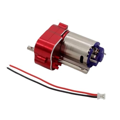 MGHGFYTAS Für MN Für MN168 MN82 MN78 MN99S 2nd Generation 1/12 Metall Getriebe Getriebe Motor Getriebe Box Mit Metall Getriebe RC Auto Upgrade Teile Upgrade RC Auto Zubehör(Red) von MGHGFYTAS
