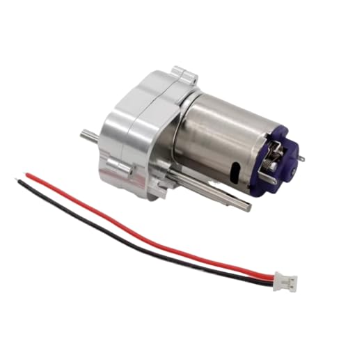 MGHGFYTAS Für MN Für MN168 MN82 MN78 MN99S 2nd Generation 1/12 Metall Getriebe Getriebe Motor Getriebe Box Mit Metall Getriebe RC Auto Upgrade Teile Upgrade RC Auto Zubehör(Silver) von MGHGFYTAS