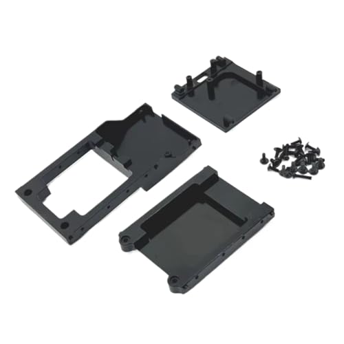 MGHGFYTAS Für MN168 MN78 1/12 Metall Getriebe Montieren Basis Motor Halter Strahl Querträger Set RC Auto Upgrade Teile Zubehör RC Auto Zubehör(Black) von MGHGFYTAS