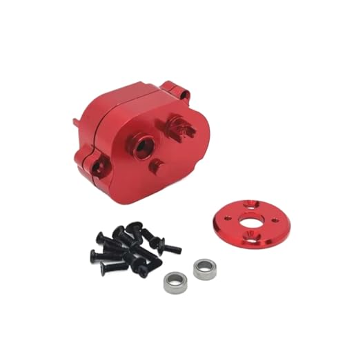 MGHGFYTAS Für MN168 MN82 MN78 MN99S 1/12 Metall Übertragung Getriebe Getriebe Gehäuse Mit 370 Motor Halterung RC Auto Upgrade Teile Zubehör RC Auto Zubehör(Red) von MGHGFYTAS