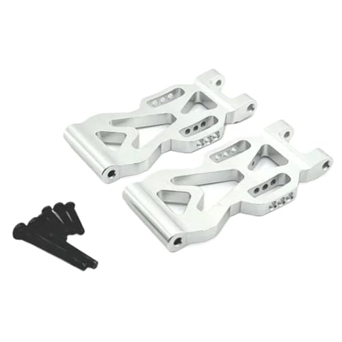 MGHGFYTAS Für Scy 16101 16102 16103 16104 16106 16201 Für Jjrc Q117 1/16 RC Fernbedienung Auto Teile Metall Hinten Unten Für Schaukel Arm Zubehör RC Auto Zubehör(Silver) von MGHGFYTAS