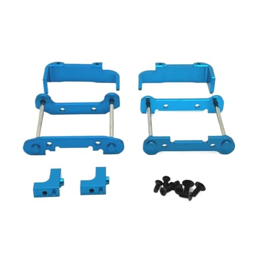MGHGFYTAS Für Wltoys Für 144001 144002 144010 144016 144018 124016 124017 124018 124019 124007 124008 Metall Arm Code Servo Halterung Batterie Halter Upgrade Teile RC Auto Zubehör(Blue) von MGHGFYTAS