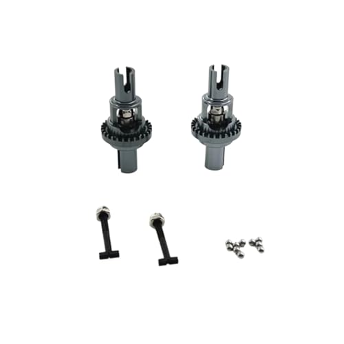 MGHGFYTAS Für Wltoys Für 284161 284010 284131 K989 K979 K969 P929 P939 1/28 2 Stücke Metall Differential RC Auto Upgrade Teile RC Auto Zubehör(Gray) von MGHGFYTAS