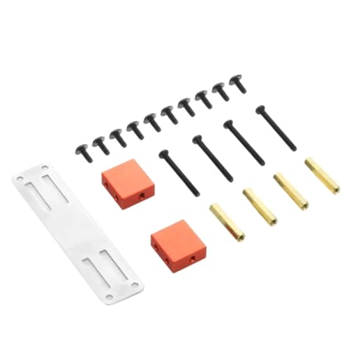MGHGFYTAS Für Wpl Rc Fernbedienung Für Modell LKW Auto Verbesserte Metall Servo Feste Halterung Kit Teile Upgrade Zubehör Für Spielzeug RC Auto Zubehör(Red) von MGHGFYTAS