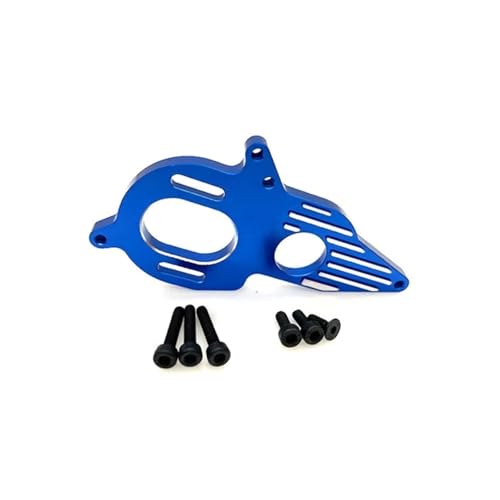 Kompatibel Mit Arrma Für Granite Für Mega Für Typhon Für Big Für Rock Für Senton 1/10 4S Modelle RC Autoteile Metall Verstellbare Motorhalterung RC Auto Zubehör(Blue) von MGHGFYTAS