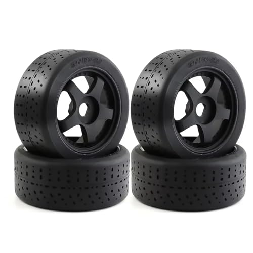 MGHGFYTAS Kompatibel Mit Arrma Für Infraction Für Felony Für Limitless 1/7 RC Car Upgrade-Teile 4 Stück 100 X 42 Mm Reifen 17 Mm Radsechskant RC Auto Zubehör von MGHGFYTAS