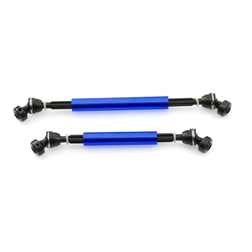 MGHGFYTAS Kompatibel Mit Axial RBX10 Für Ryft 1/10 RC Crawler Auto Upgrade Teile Zubehör 2 Stücke Metall Antriebswelle CVD Antriebswelle RC Auto Zubehör(Blue) von MGHGFYTAS
