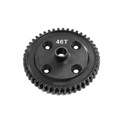 MGHGFYTAS Kompatibel Mit KM Für Rallye Für WRC Für Citron C3 1/7 RC Für Rallye-Auto-Upgrade-Teile Stahl 46T 48T Zentraldifferentialgetriebe E8082 RC Auto Zubehör(46t) von MGHGFYTAS