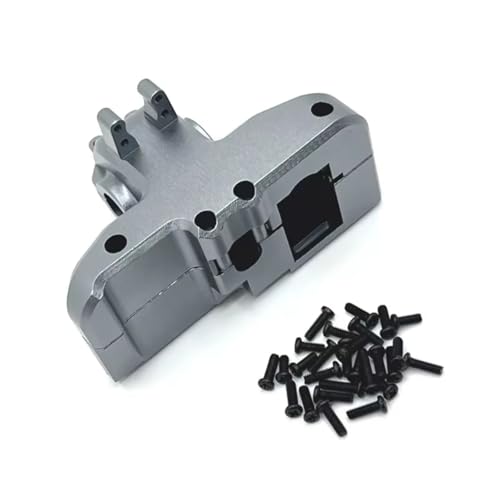 MGHGFYTAS Kompatibel Mit MJX Für Hyper Go 14209 14210 1/14 RC Auto Upgrade-Teile Metall-Hinterradgetriebegehäuse Getriebe-Differentialgehäuse RC Auto Zubehör(Gray) von MGHGFYTAS