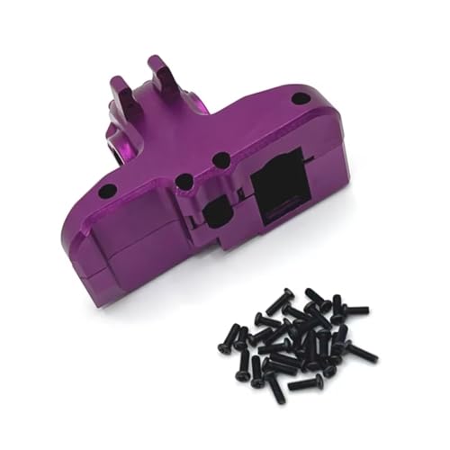 MGHGFYTAS Kompatibel Mit MJX Für Hyper Go 14209 14210 1/14 RC Auto Upgrade-Teile Metall-Hinterradgetriebegehäuse Getriebe-Differentialgehäuse RC Auto Zubehör(Purple) von MGHGFYTAS
