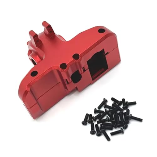 MGHGFYTAS Kompatibel Mit MJX Für Hyper Go 14209 14210 1/14 RC Auto Upgrade-Teile Metall-Hinterradgetriebegehäuse Getriebe-Differentialgehäuse RC Auto Zubehör(Red) von MGHGFYTAS