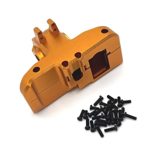 MGHGFYTAS Kompatibel Mit MJX Für Hyper Go 14209 14210 1/14 RC Auto Upgrade-Teile Metall-Hinterradgetriebegehäuse Getriebe-Differentialgehäuse RC Auto Zubehör(Yellow) von MGHGFYTAS