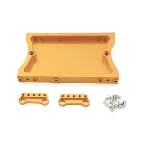 MGHGFYTAS Kompatibel Mit MN D90 D91 D96 Für MN98 99S RC Auto 1 Satz Metallteile Stoßdämpferhalterung RC Auto Zubehör(Yellow) von MGHGFYTAS