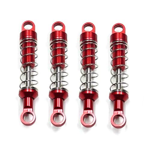 MGHGFYTAS Kompatibel Mit MN Für MN78 Für MN168 1/12 RC Auto Teile Metall Upgrade Nicht-Hydraulische Externe Für Frühling Stoßdämpfer Set RC Auto Zubehör(White) von MGHGFYTAS
