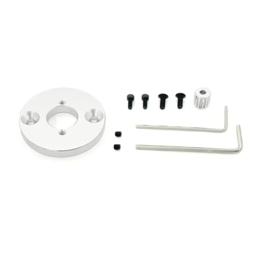 MGHGFYTAS Kompatibel Mit MN MN86k MN86KS G500 1/12 RC Auto Upgrade Teile Zubehör Motor Konverter Mit 13T Getriebe RC Auto Zubehör(White) von MGHGFYTAS