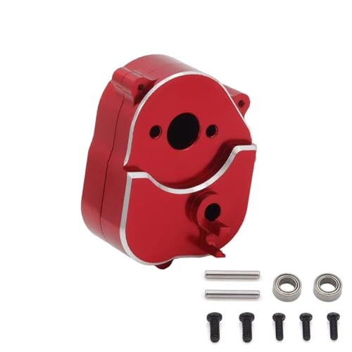 Kompatibel Mit MN168 Für MN82 Für MN78 Für MN99S Metallgetriebe Metallgetriebe Getriebegehäuse 1/12 RC Autoteile Zubehör RC Auto Zubehör(Red) von MGHGFYTAS