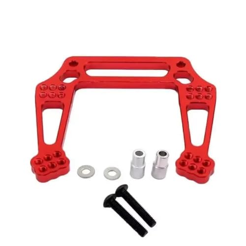 MGHGFYTAS Kompatibel Mit Trxs Für Slash 2WD 1/10 RC Auto Upgrade Teile Vordere Stoßdämpferhalterung RC Auto Zubehör(Red) von MGHGFYTAS