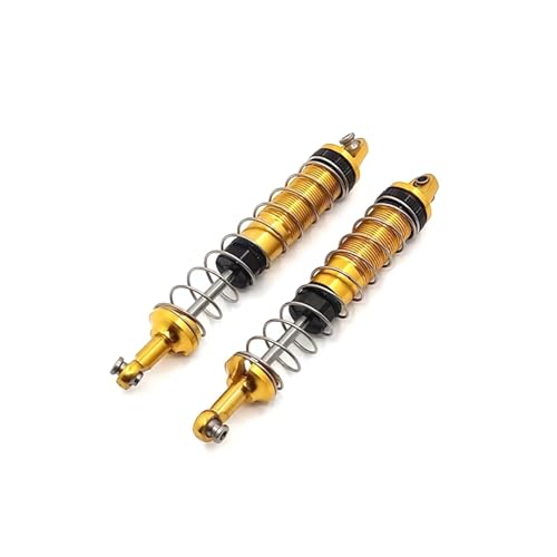 MGHGFYTAS Kompatibel Mit WLtoys 12427 12428-AB 12429 12423 FY01 FY02 FY03 1/12 RC Autoteile Metallmodifizierter Hydraulischer Hinterer Stoßdämpfer RC Auto Zubehör(Yellow) von MGHGFYTAS